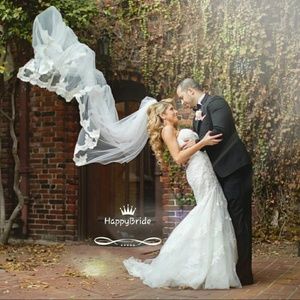 Stunning Lace Edge Cathedral Veil